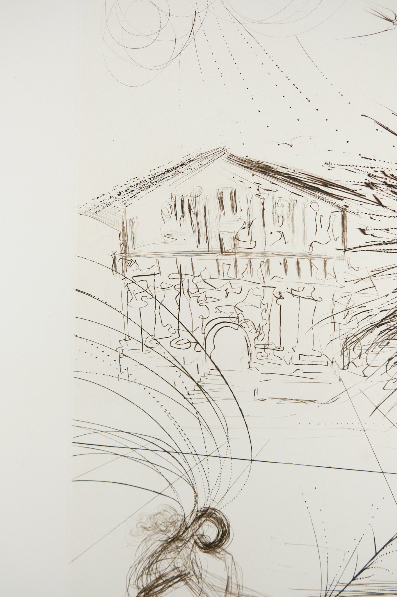 Salvador DALI : Mission Dolores - Gravure originale signée
