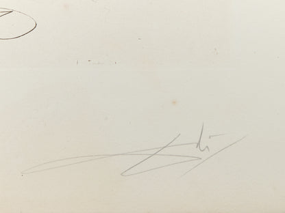 Salvador DALI : Golden gate bridge - Gravure originale signée