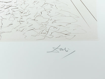 Salvador DALI : City Hall - Gravure originale signée