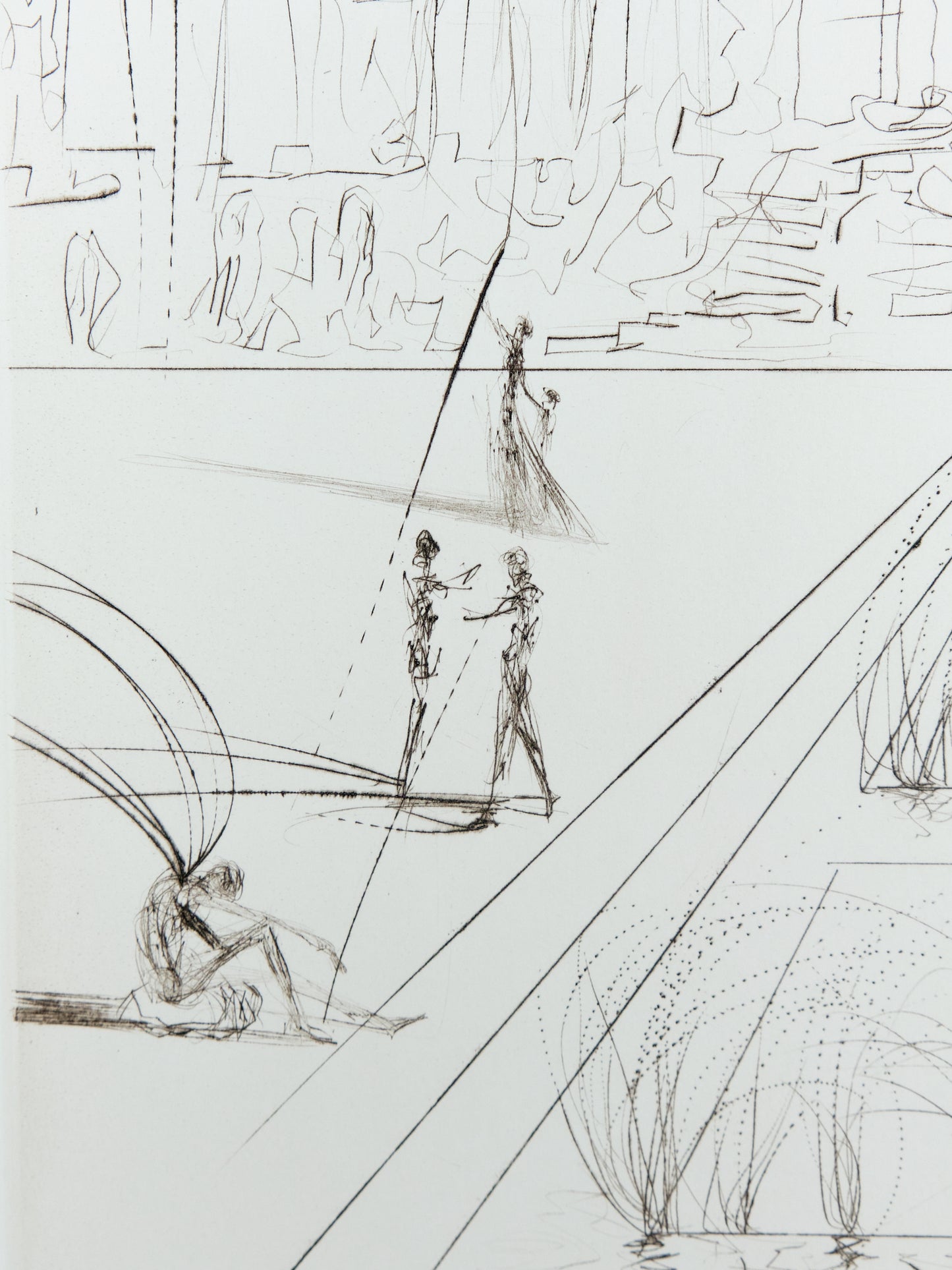 Salvador DALI : City Hall - Gravure originale signée