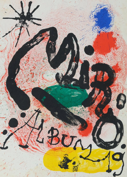 Joan MIRO : Composition abstraite Miro - Lithographie originale