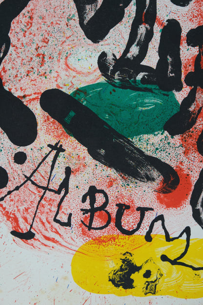 Joan MIRO : Composition abstraite Miro - Lithographie originale