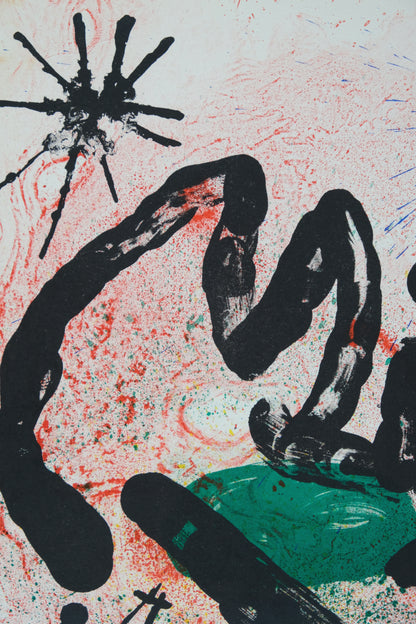 Joan MIRO : Composition abstraite Miro - Lithographie originale