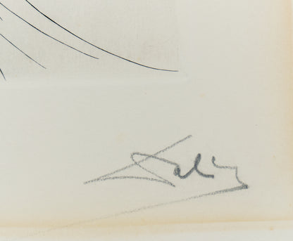 Salvador DALI : L'Evêque - Gravure originale signée