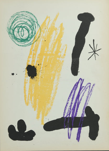 Joan MIRO : Obra Inedita Recent III - Lithographie originale