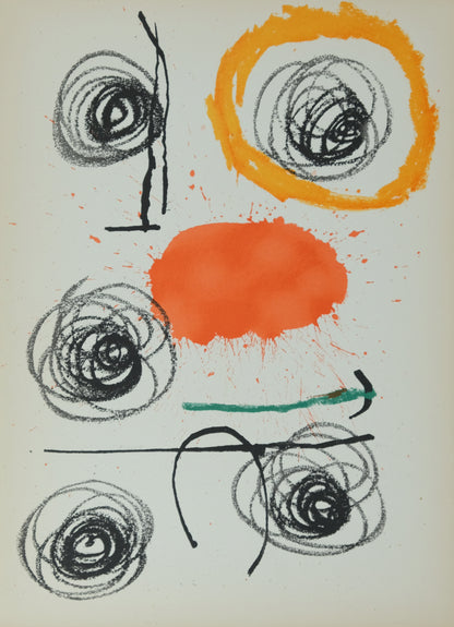Joan MIRO : Obra Inedita Recent VI - Lithographie originale
