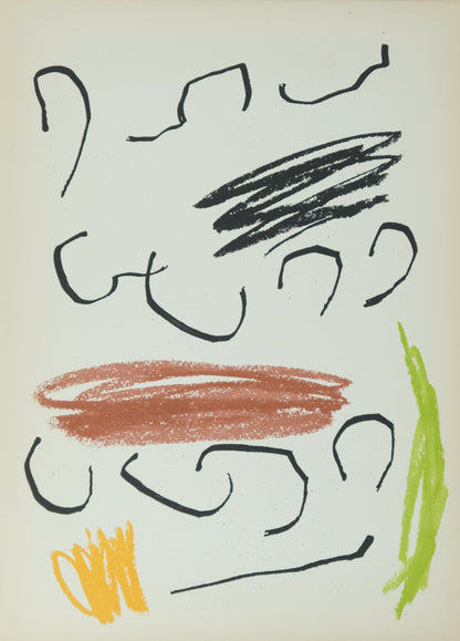 Joan MIRO : Obra Inedita Recent V - Lithographie originale