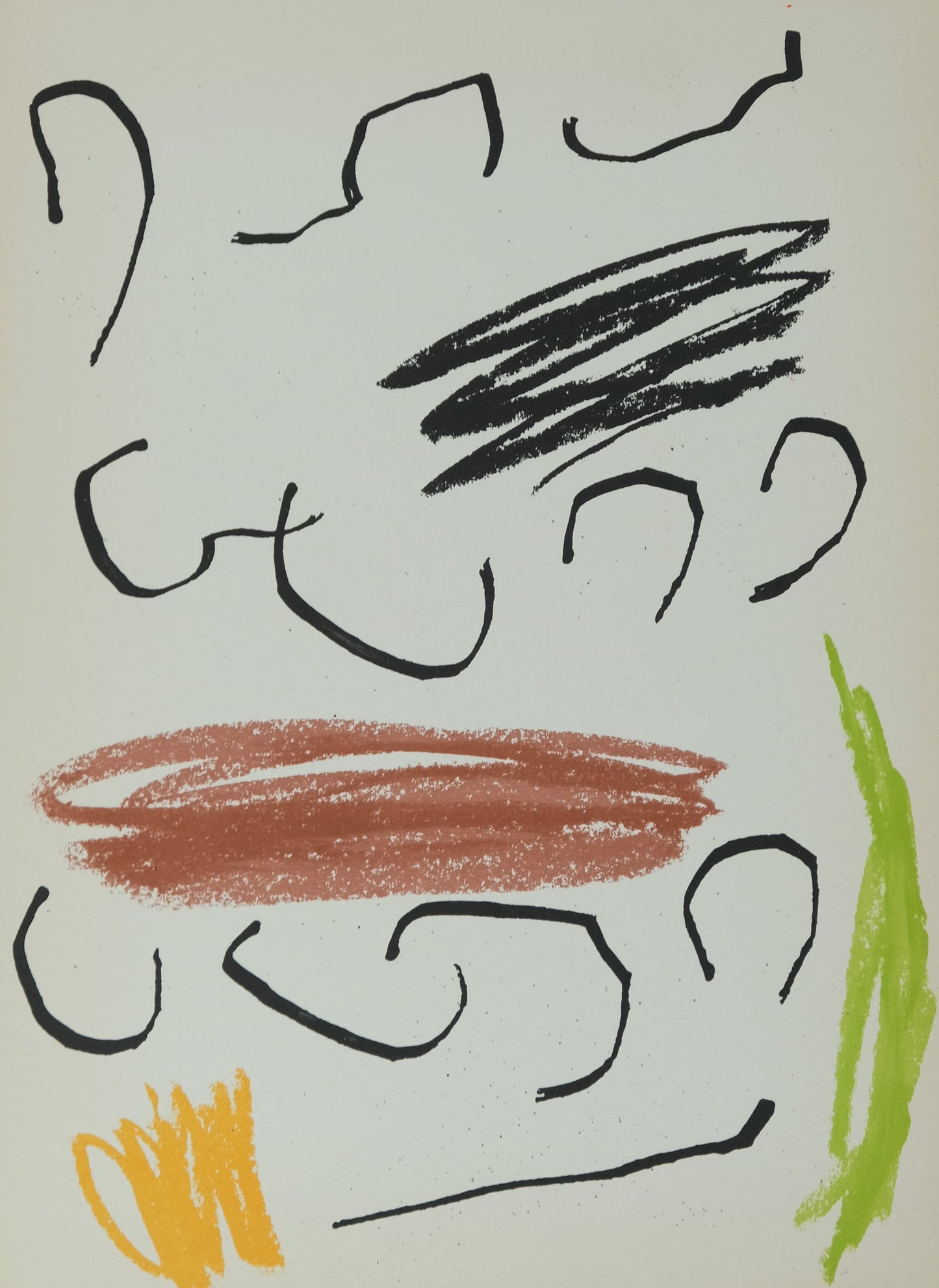 Joan MIRO : Obra Inedita Recent V - Lithographie originale