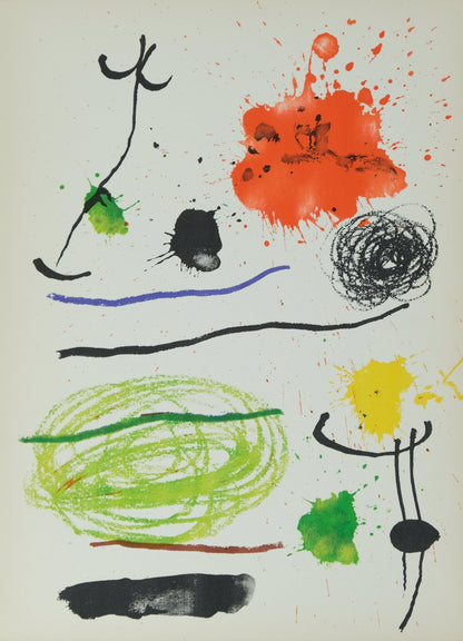 Joan MIRO : Obra Inedita Recent VII - Lithographie originale