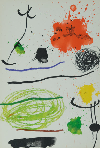 Joan MIRO : Obra Inedita Recent VII - Lithographie originale