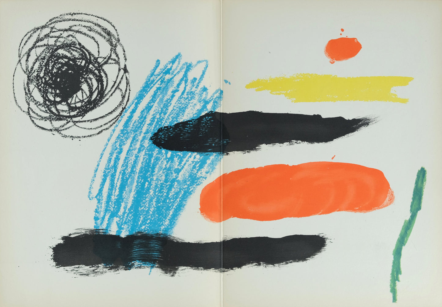 Joan MIRO : Obra Inedita Recent IX - Lithographie originale