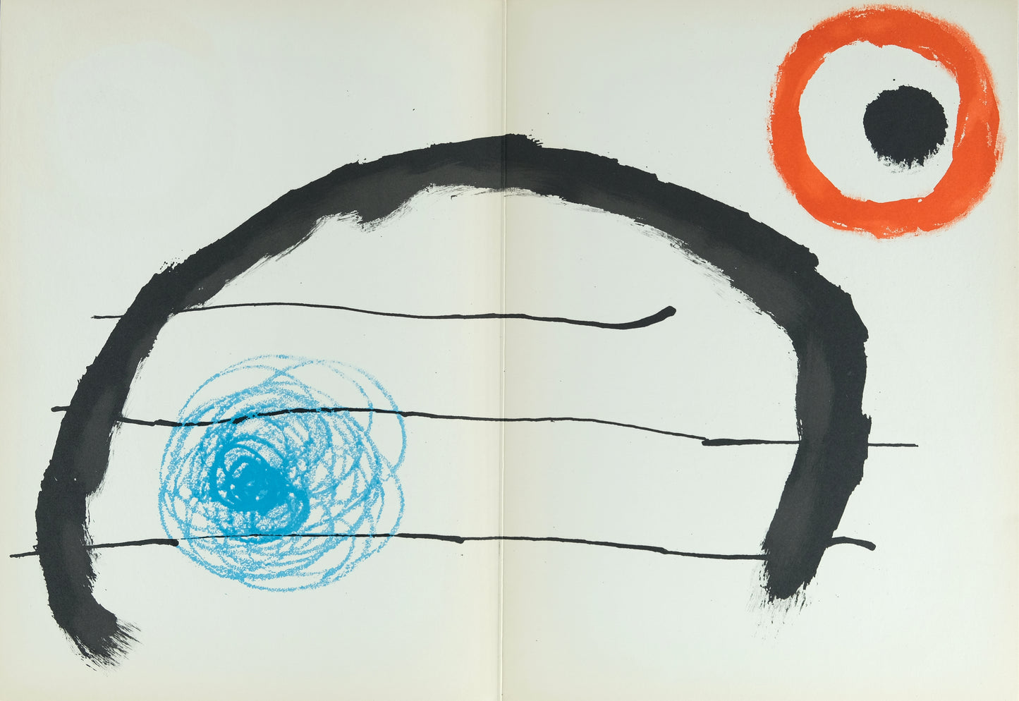 Joan MIRO : Obra Inedita Recent XI - Lithographie originale
