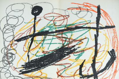 Joan MIRO : Obra Inedita Recent X - Lithographie originale