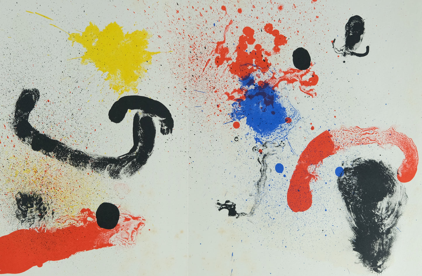 Joan MIRO : Composition surréaliste - Lithographie originale