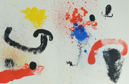 Joan MIRO : Composition surréaliste - Lithographie originale