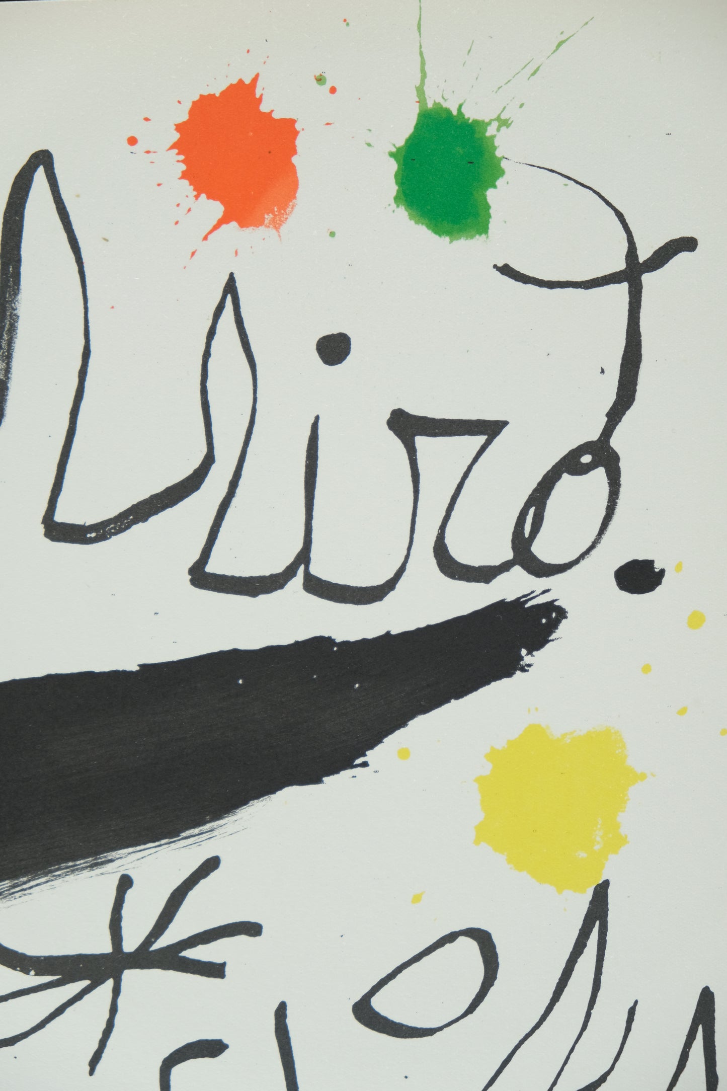 Joan MIRO : Obra Inedita Recent VIII - Lithographie originale