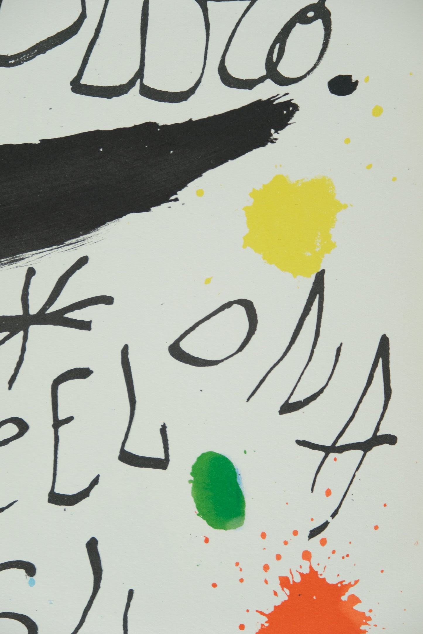 Joan MIRO : Obra Inedita Recent VIII - Lithographie originale