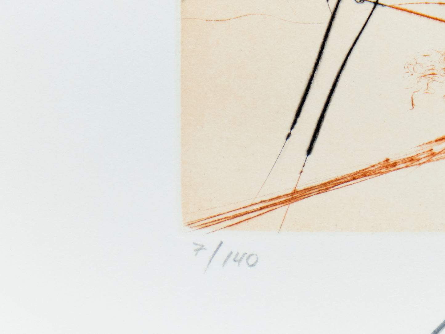 Salvador DALI : Le petit chevalier - Gravure originale signée