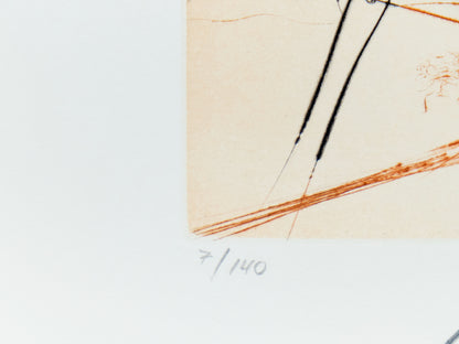 Salvador DALI : Le petit chevalier - Gravure originale signée