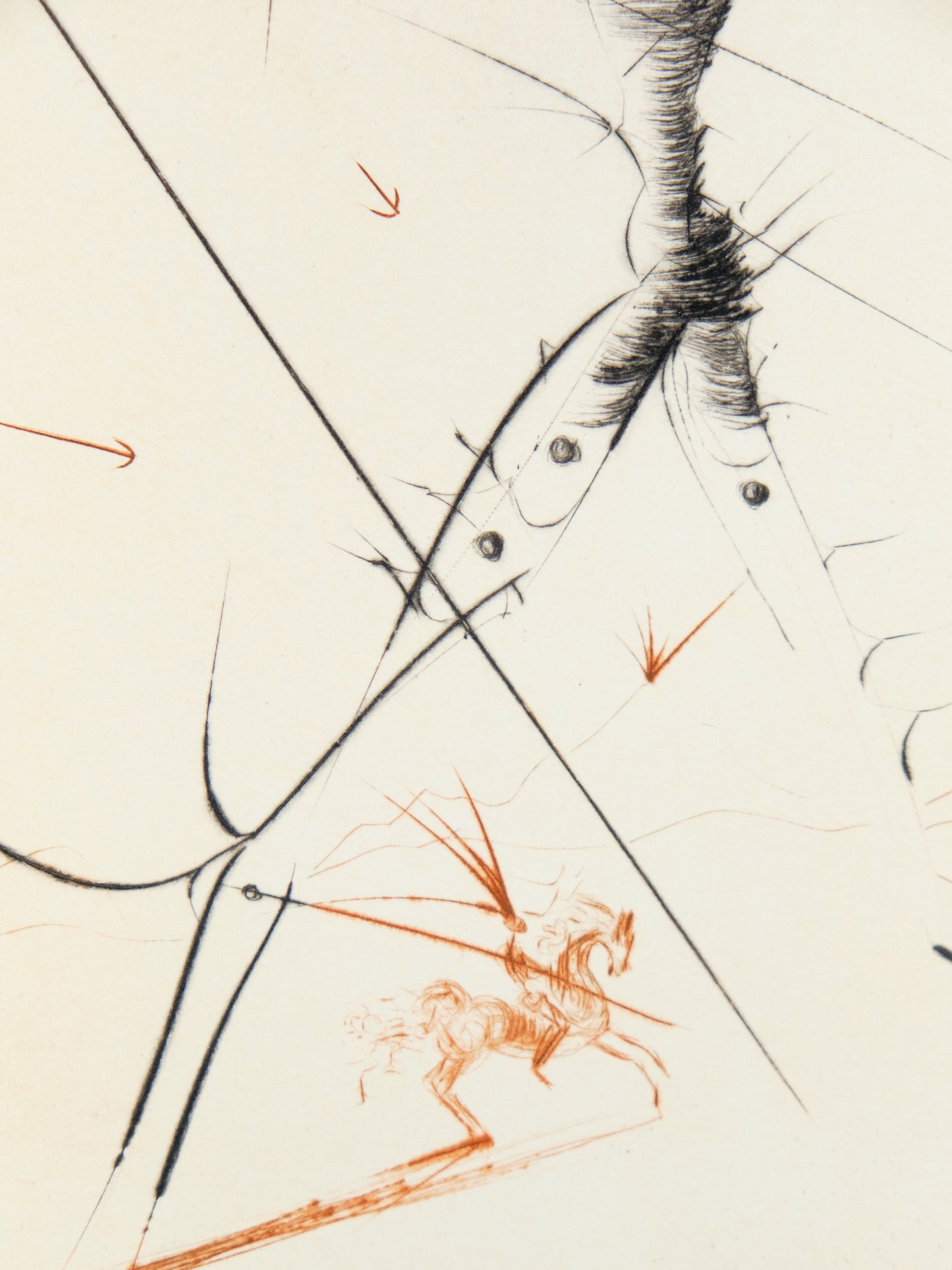 Salvador DALI : Le petit chevalier - Gravure originale signée