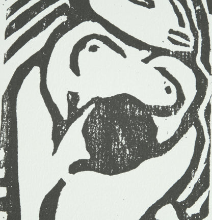 André DERAIN : Couple enlacé - Xylographie