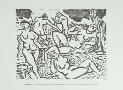 André DERAIN : Nus - Xylographie