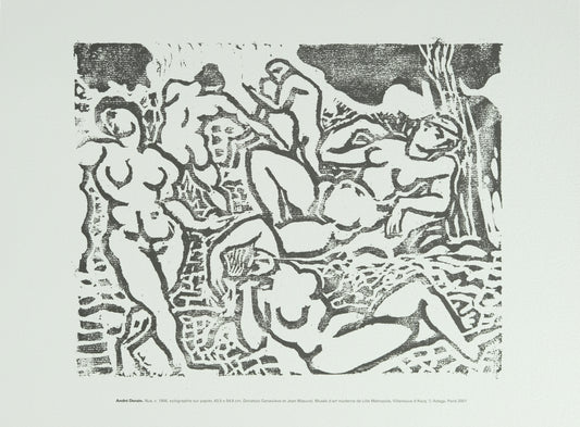 André DERAIN : Nus - Xylographie