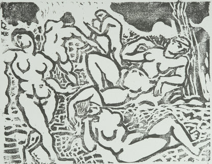 André DERAIN : Nus - Xylographie