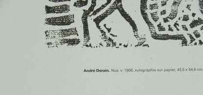 André DERAIN : Nus - Xylographie