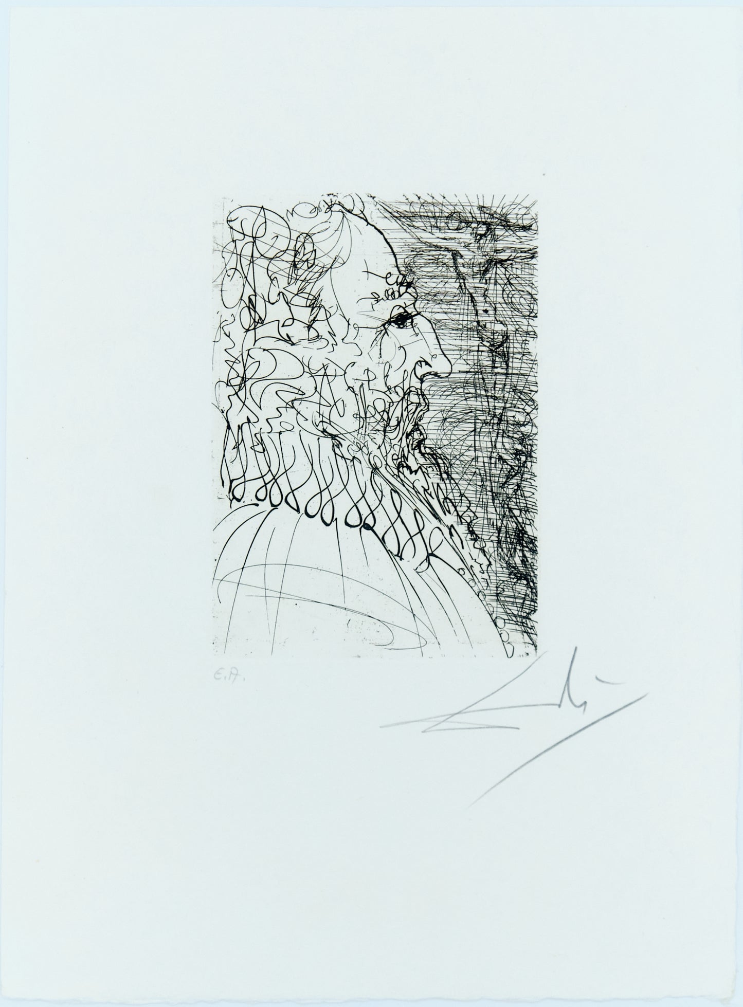 Salvador DALI : EL GRECO - Gravure originale signée