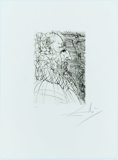 Salvador DALI : EL GRECO - Gravure originale signée