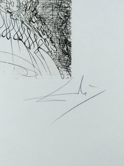 Salvador DALI : EL GRECO - Gravure originale signée