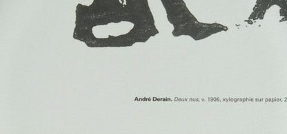 André DERAIN : Deux nus - Xylographie