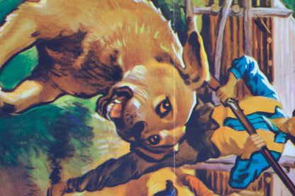 Walt DISNEY : Le fidèle Vagabond - Affiche originale en couleurs