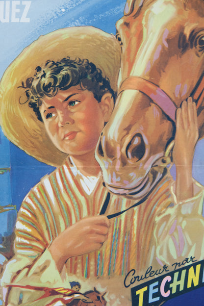 Walt DISNEY : La revanche de Pablito - Affiche originale en couleurs