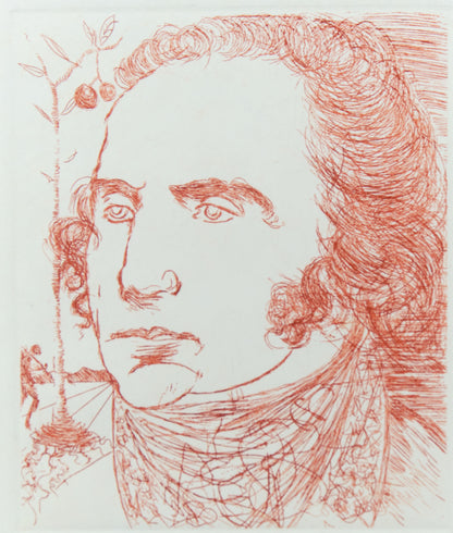 Salvador DALI : George WASHINGTON - Gravure originale signée
