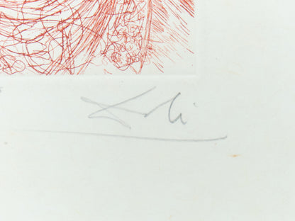 Salvador DALI : George WASHINGTON - Gravure originale signée