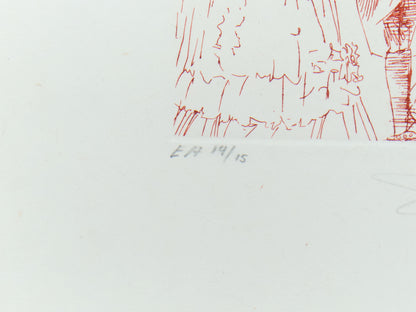 Salvador DALI : Benjamin FRANKLIN - Gravure originale signée