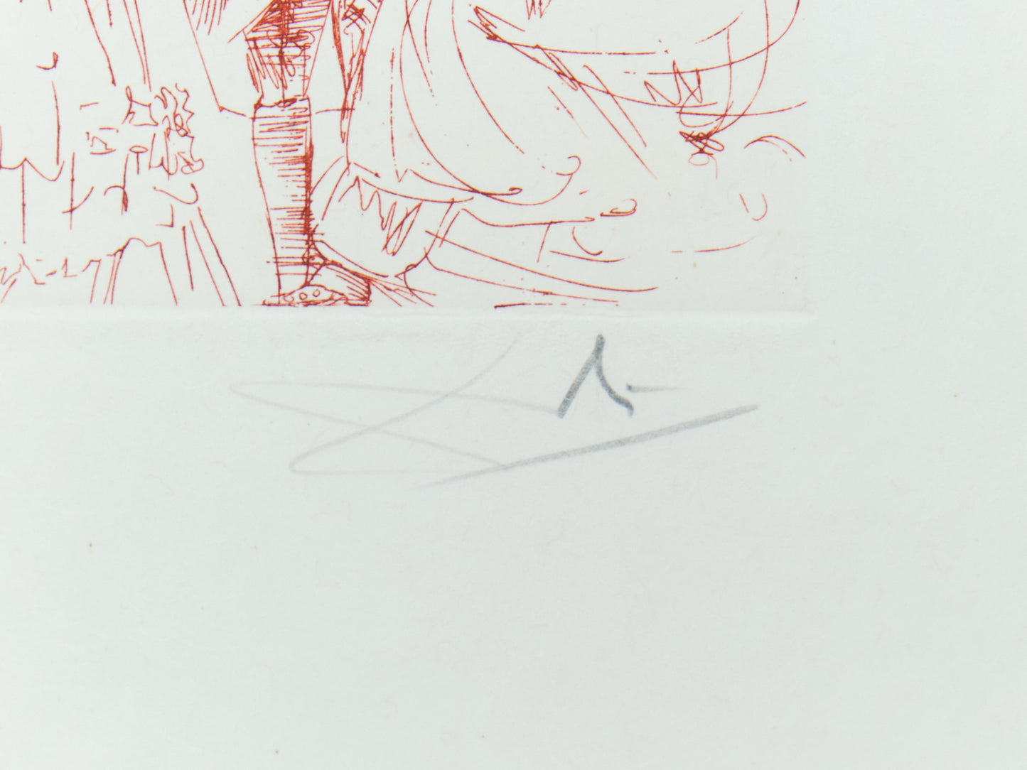 Salvador DALI : Benjamin FRANKLIN - Gravure originale signée