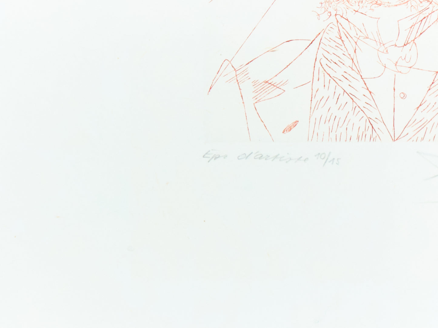 Salvador DALI : LONGFELLOW - Gravure originale signée