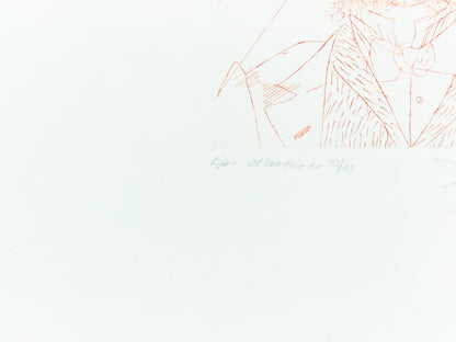 Salvador DALI : LONGFELLOW - Gravure originale signée