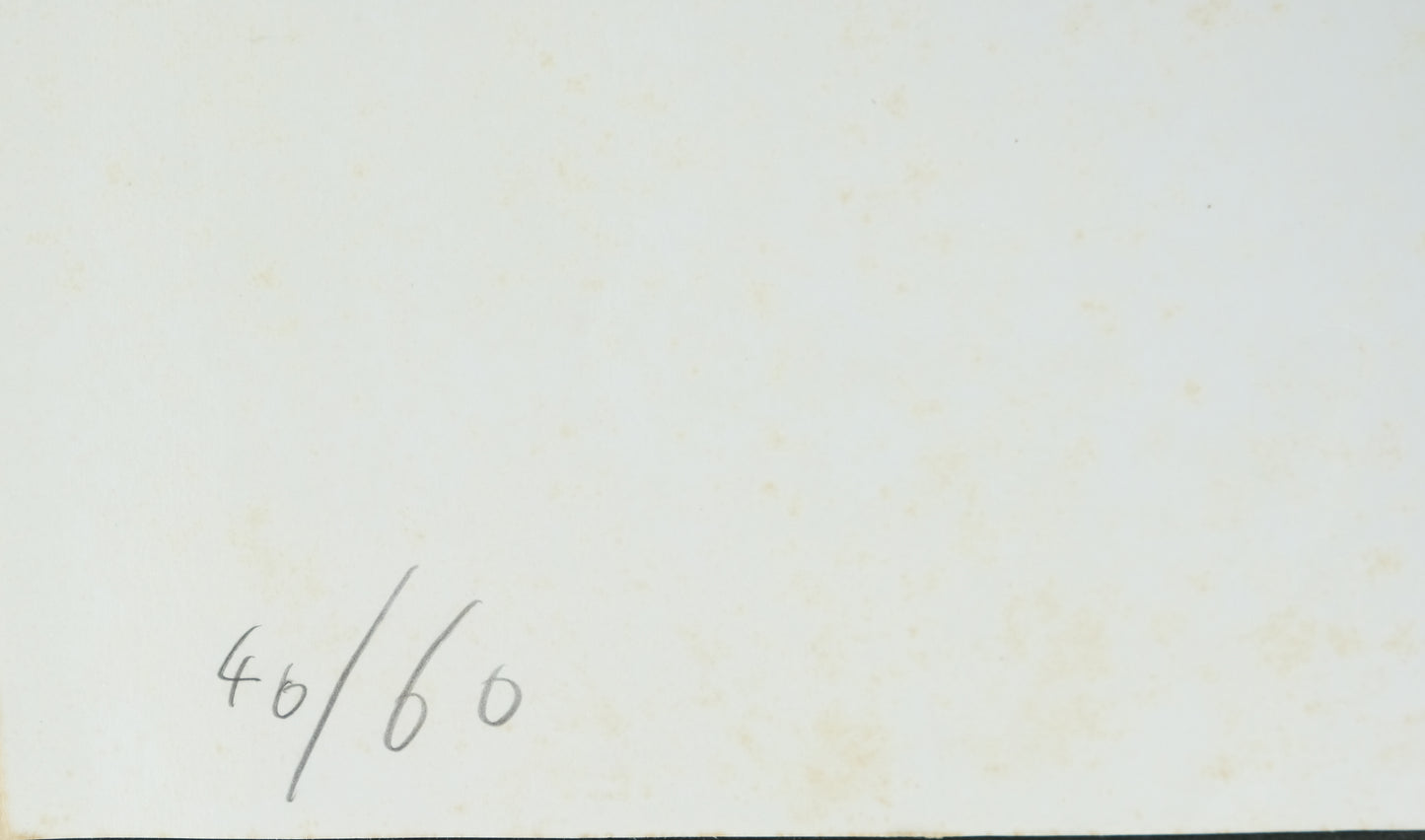Franz PRIKING : Composition aux traits - Lithographie originale signée