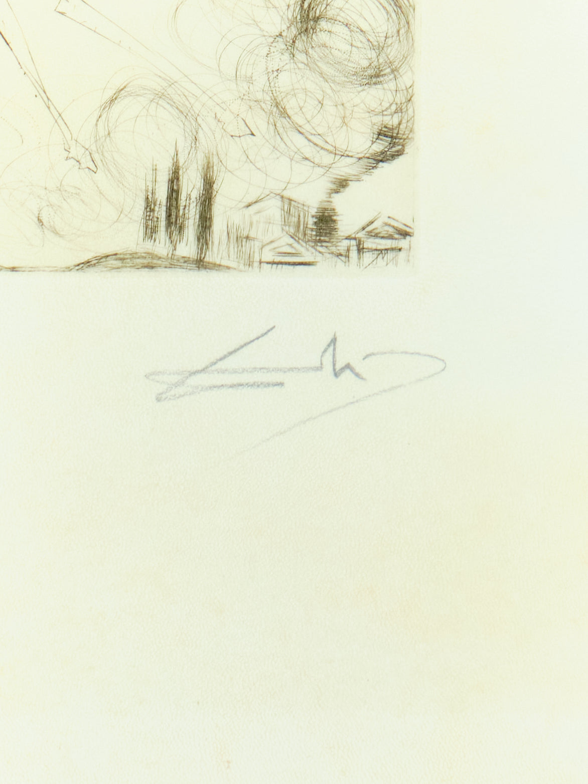 Salvador DALI : Père Noël - Gravure originale signée