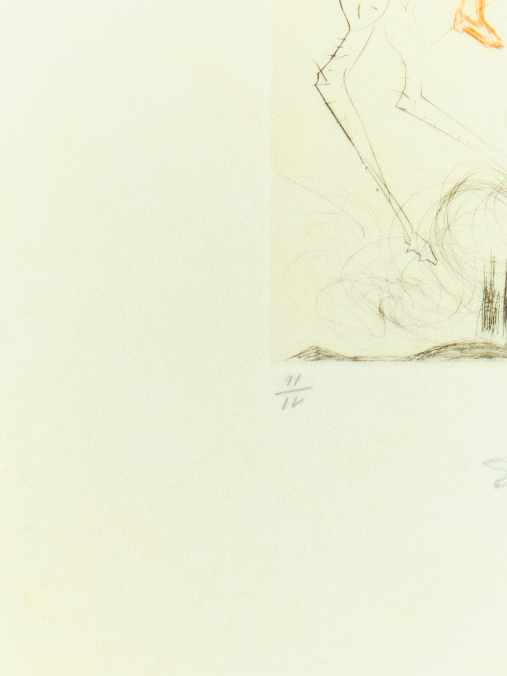 Salvador DALI : Père Noël - Gravure originale signée