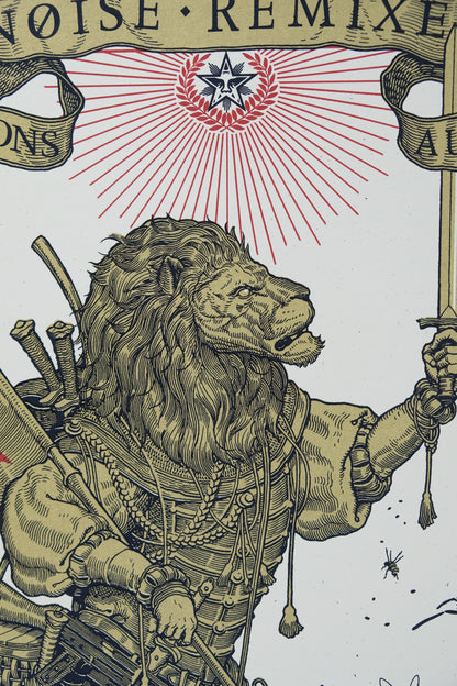 Ravi ZUPA : Noise Remixed - Lithographie originale signée
