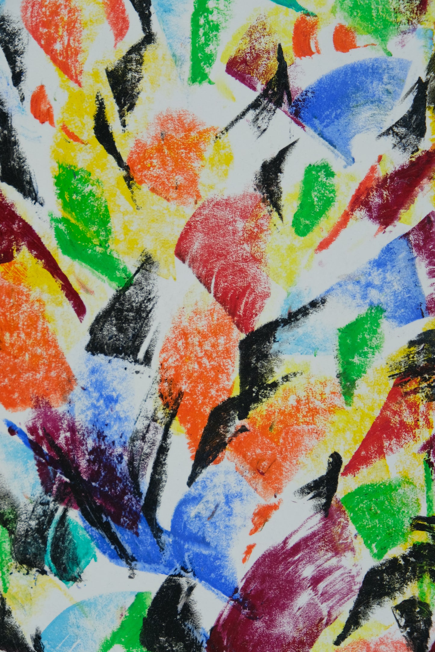 Françoise GALLE - Coucher d'ombres - Pastel signé