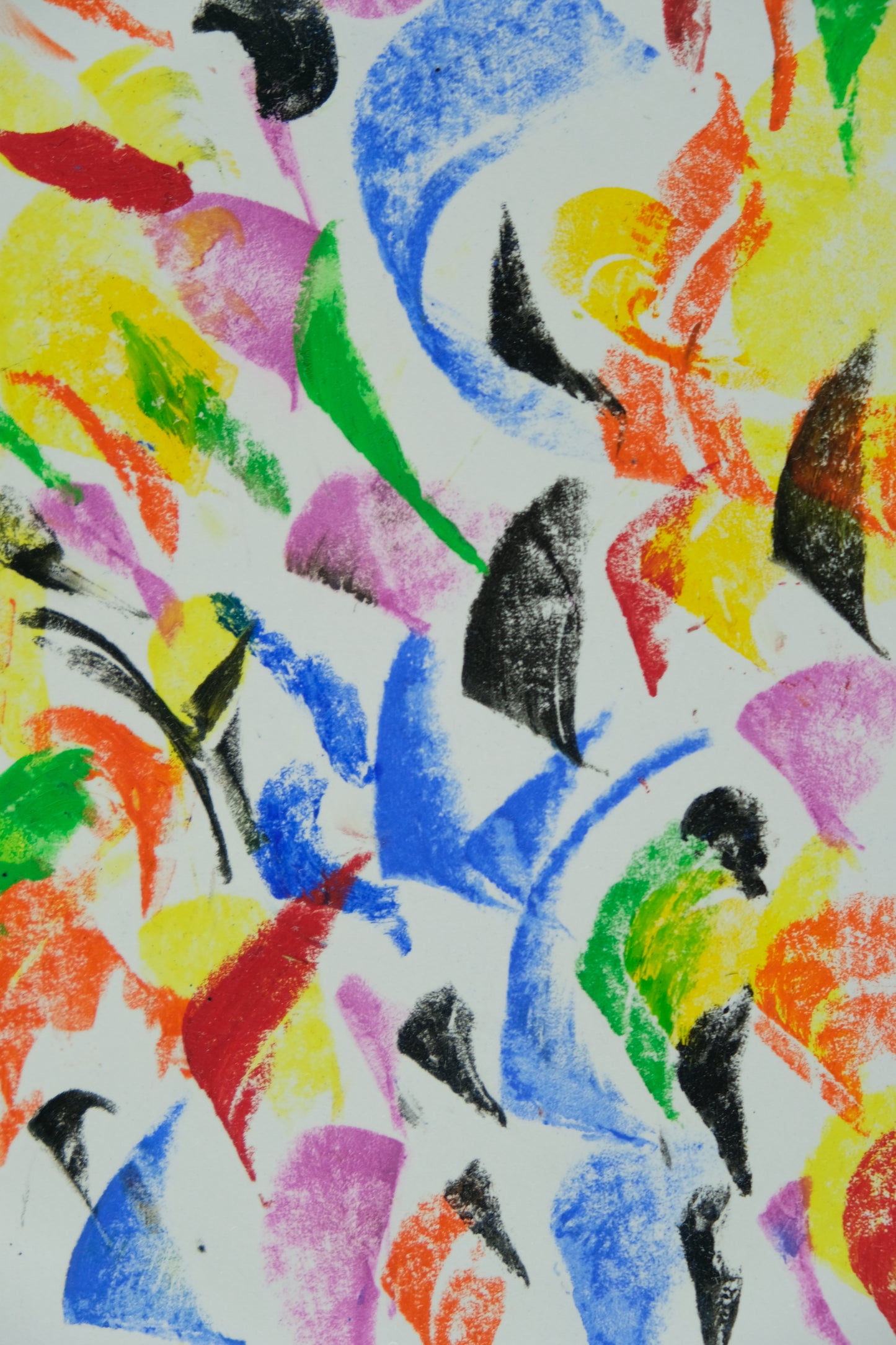 Françoise GALLE - La mélancolie colorée - Pastel signé