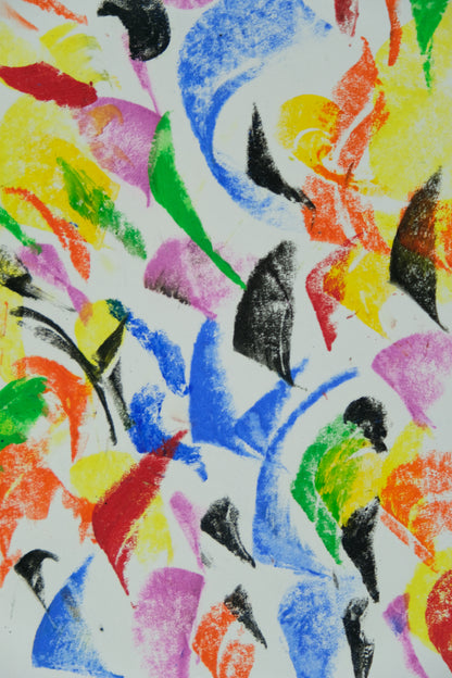 Françoise GALLE - La mélancolie colorée - Pastel signé