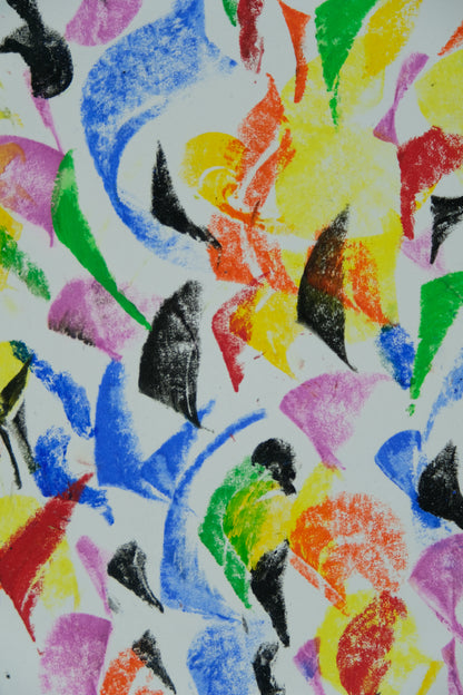 Françoise GALLE - La mélancolie colorée - Pastel signé