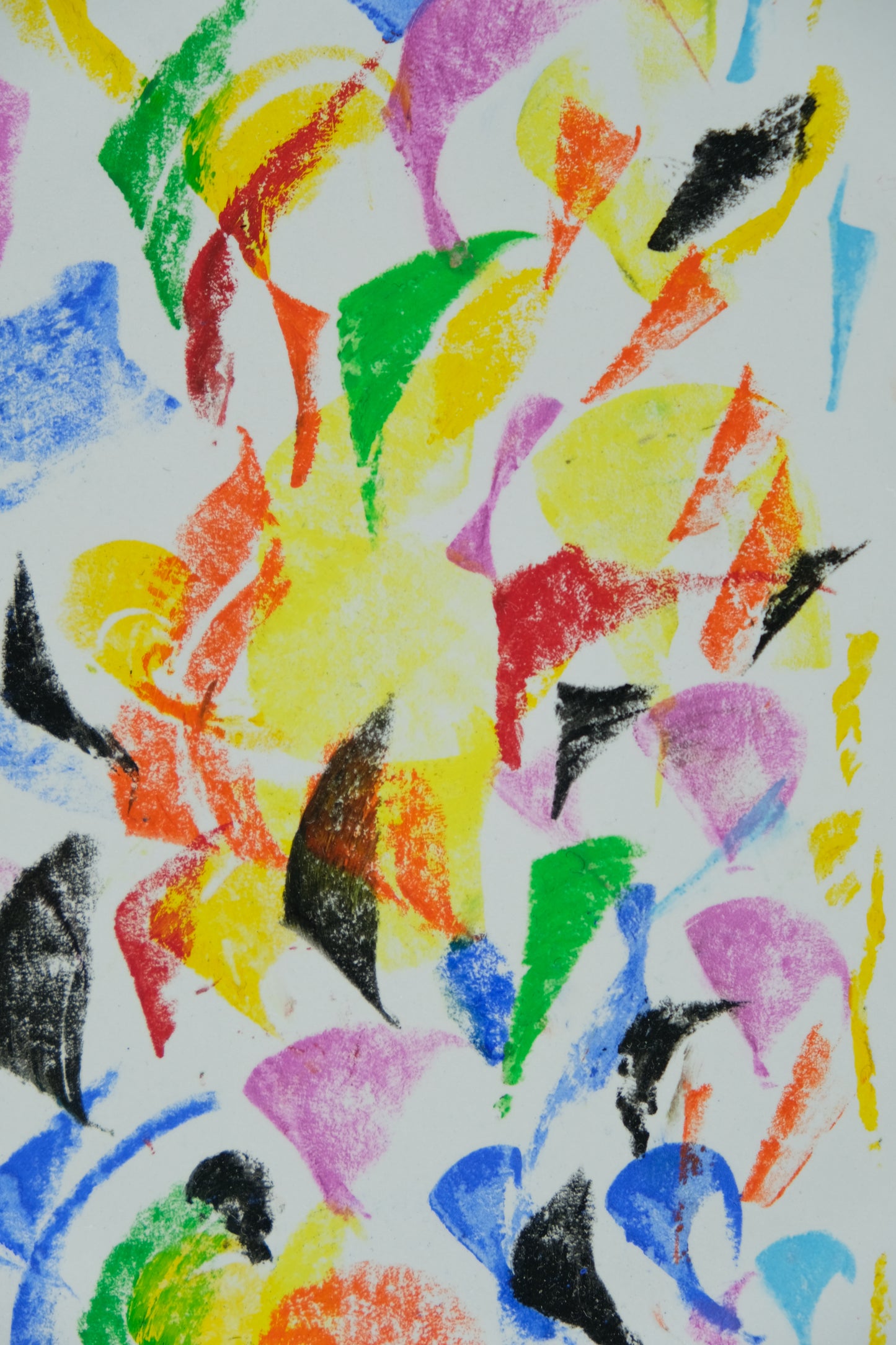 Françoise GALLE - La mélancolie colorée - Pastel signé